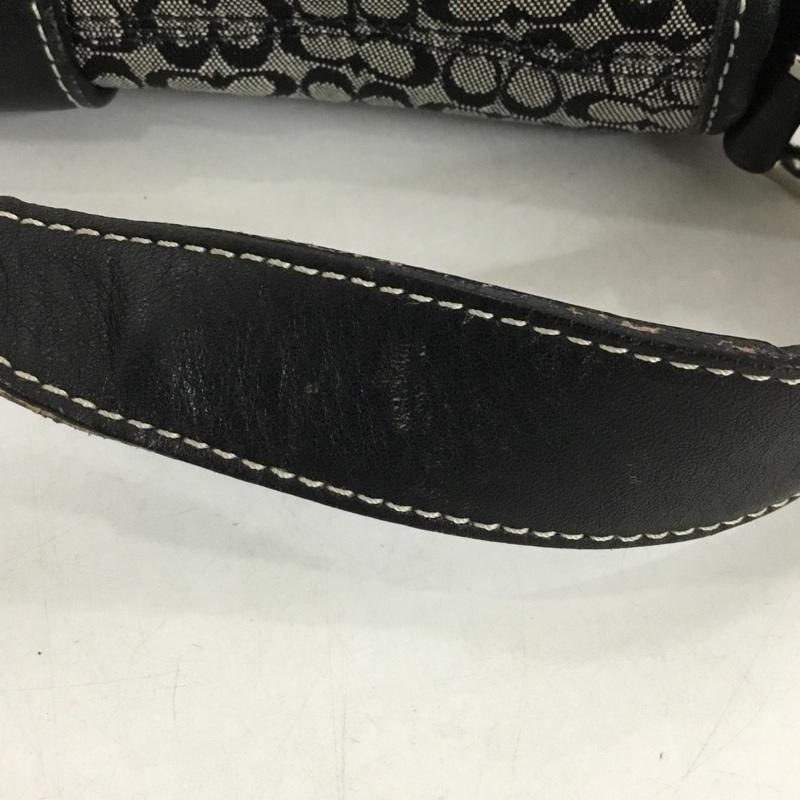 コーチ COACH ハンドバッグ ハンドバッグ G042-6818 シグネチャー 総柄 黒 / ブラック / レディース USED 古着 中古 10136393