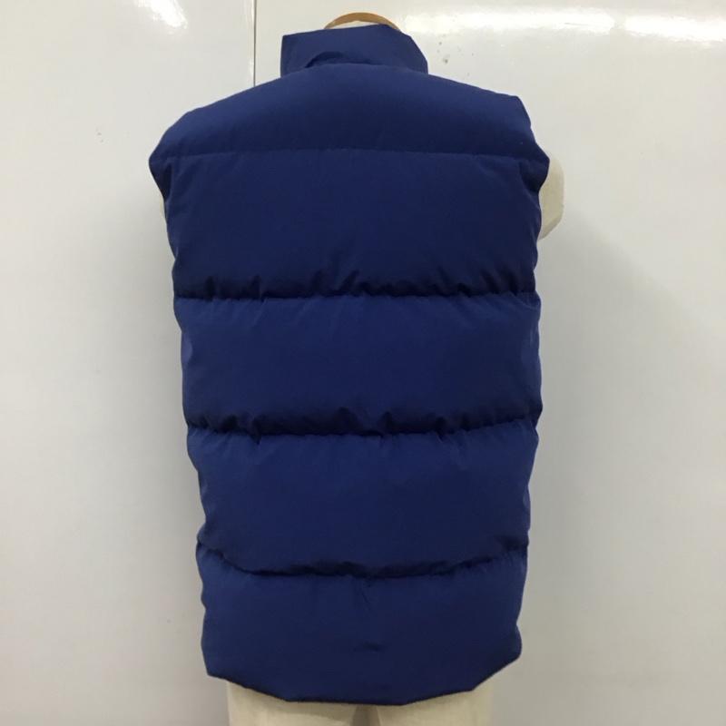 カナダグース CANADA GOOSE ジャケット、上着 ダウンベスト ジップアップダウンベスト ノースリーブ アウター S ロゴ、文字 青 / ブルー / メンズ USED 古着 中古 10122127