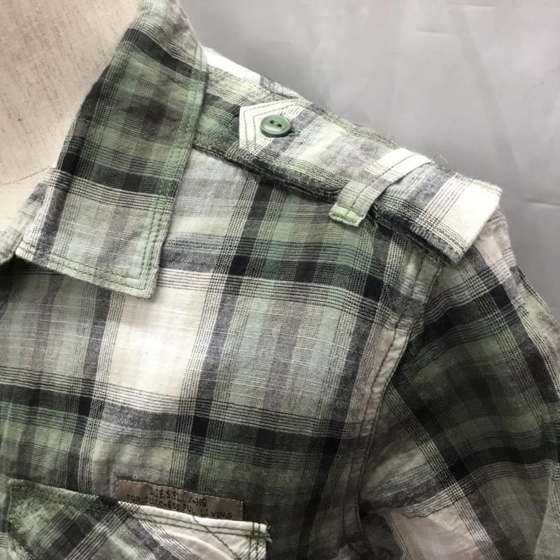 ディーゼル DIESEL シャツ、ブラウス 半袖 半袖シャツ カラーシャツ 半袖カットソー チェックシャツ S チェック マルチカラー / マルチカラー /  メンズ USED 古着 中古 10108524