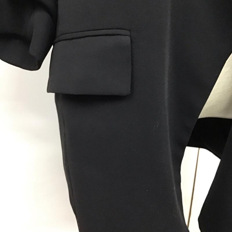 ザラ ZARA ジャケット、上着 ジャケット、ブレザー カジュアルジャケット カラージャケット ポケットジャケット アウター XS 無地 黒 / ブラック / レディース USED 古着 中古 10124074
