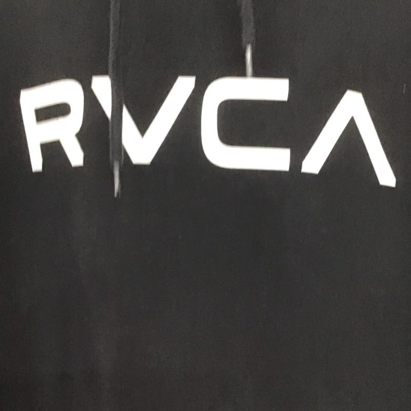 ルーカ RVCA パーカー 長袖 長袖 L ロゴ、文字 黒 / ブラック / メンズ USED 古着 中古 10139697