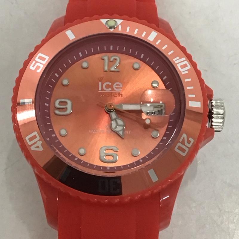 アイスウォッチ ICE WATCH 腕時計 アナログ(クォーツ式) SI.RD.U.S.09 ロゴ、文字 赤 / レッド / メンズ USED 古着 中古 10135239