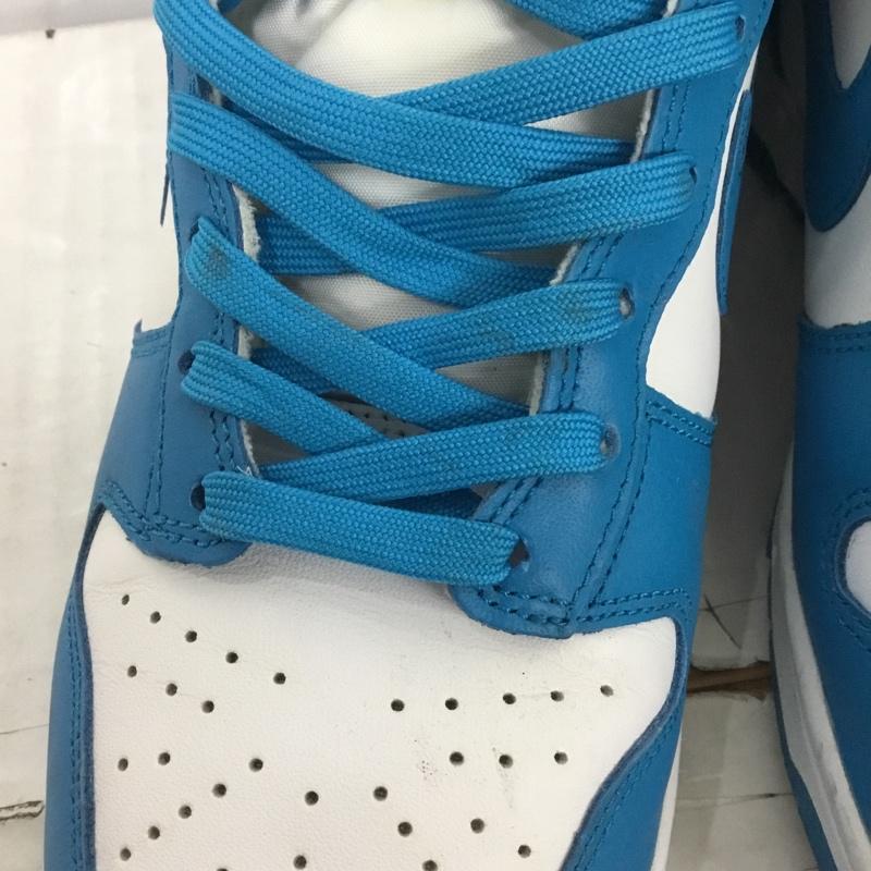 ナイキ NIKE スニーカー スニーカー DD1399-400 DUNK HI RETRO 26cm 箱有 26.0cm ロゴ、文字 白 / ホワイト / X 水色 / ライトブルー / メンズ USED 古着 中古 10123984