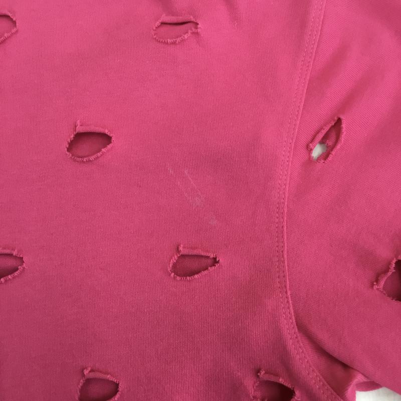 ナイキ NIKE カットソー 半袖 NIKE×JACQUEMUS ナイキxジャックムス スウッシュ Tシャツ FJ3478-653 L ロゴ、文字 桃 / ピンク / メンズ USED 古着 中古 10148320