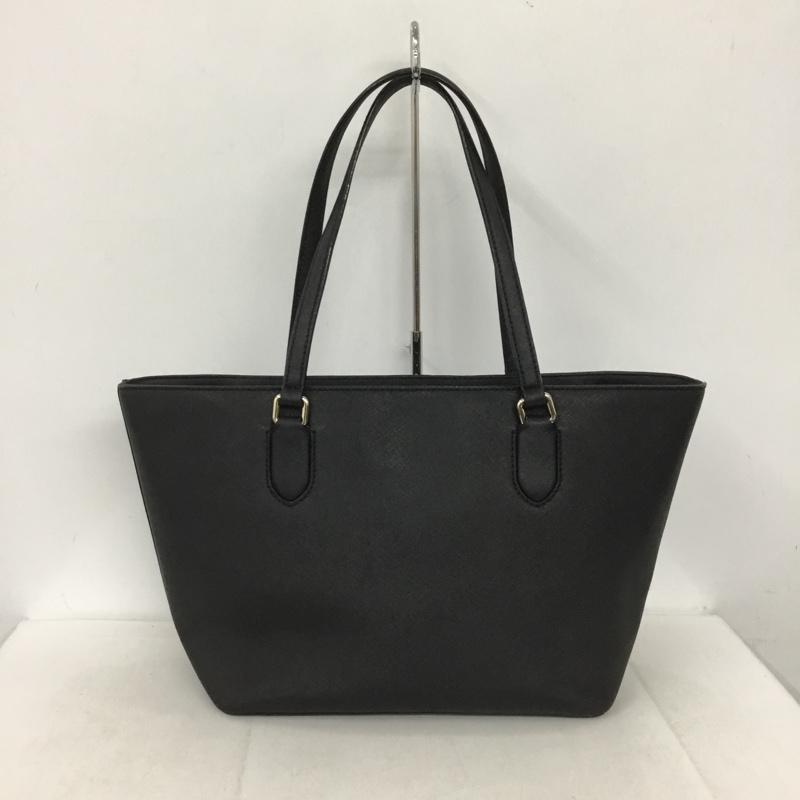 ケイトスペード Kate Spade トートバッグ トートバッグ WKRU4094 レザー ロゴ、文字 黒 / ブラック / レディース USED 古着 中古 10133918