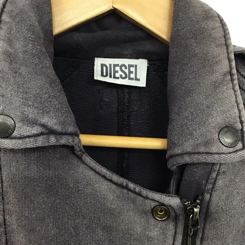 ディーゼル DIESEL ジャケット、上着 ジャケット、ブレザー ライダース スウェット S 無地 紺 / ネイビー / レディース USED 古着 中古 10131293