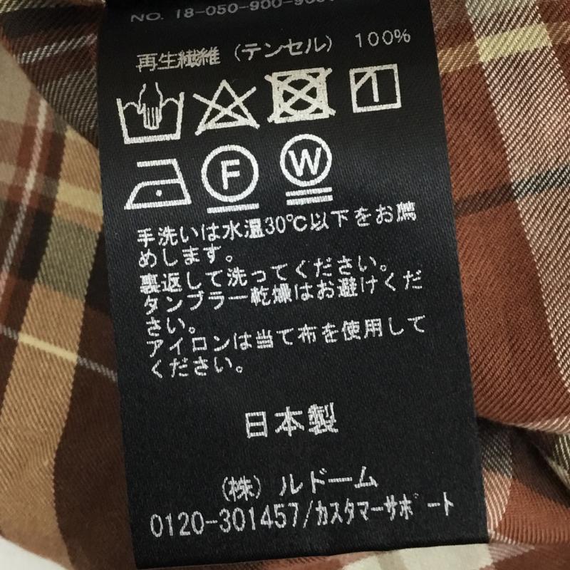 イエナ IENA シャツ、ブラウス 長袖 FREE チェック 茶 / ブラウン / レディース USED 古着 中古 10129981