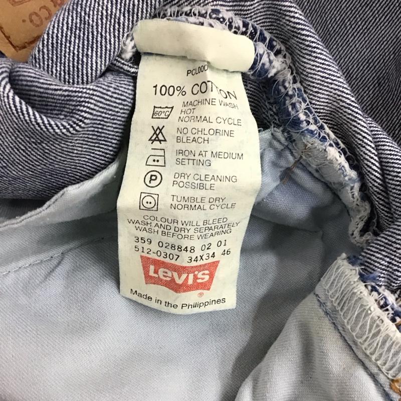 リーバイストラウスアンドコー Levi Strauss & co. パンツ デニム、ジーンズ デニムパンツ ワイドパンツ カジュアルパンツ 34 無地 インディゴ / インディゴ / メンズ USED 古着 中古 10128719