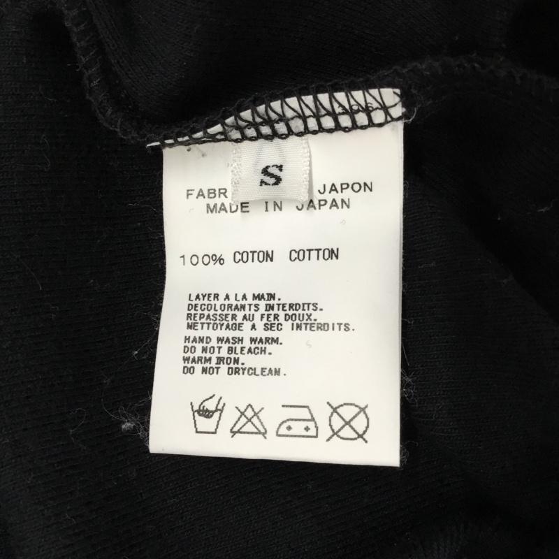 キリュウキリュウ kiryuyrik カットソー 長袖 長袖カットソー Vネックカットソー ロングスリーブカットソー プリントTシャツ S 無地 黒 / ブラック / メンズ USED 古着 中古 10120711