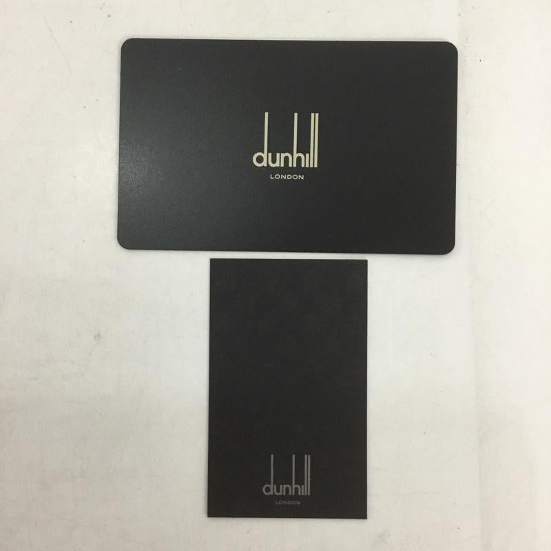 ダンヒル DUNHILL 財布 長財布 箱有 ワンポイント ダークグレー / ダークグレー / メンズ USED 古着 中古 10126456