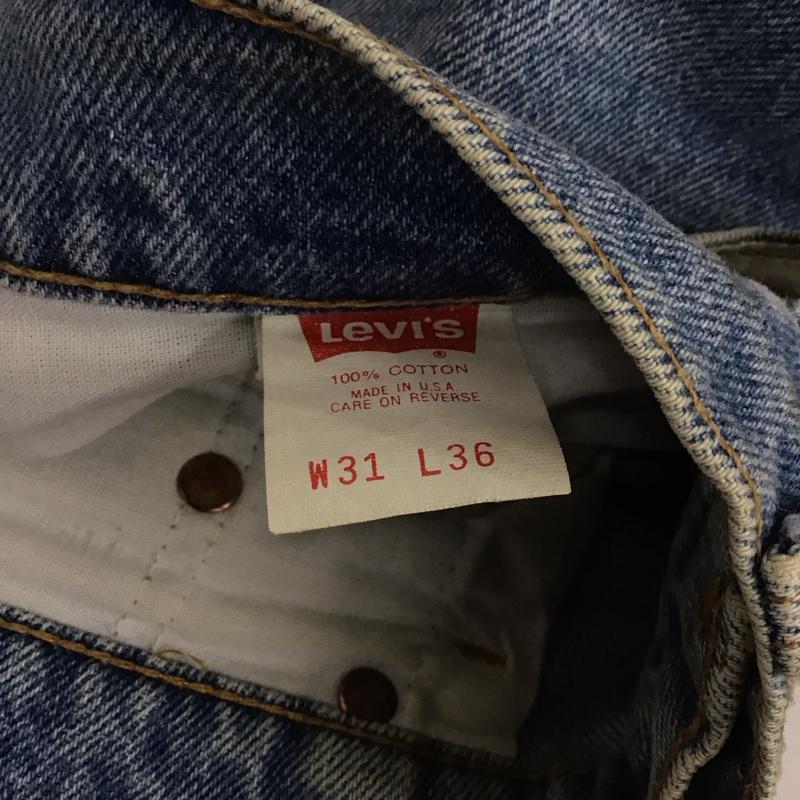 リーバイストラウスアンドコー Levi Strauss & co. パンツ デニム、ジーンズ デニムパンツ ワイドパンツ カジュアルパンツ Gパン 31インチ 無地 インディゴ / インディゴ / メンズ USED 古着 中古 10131398