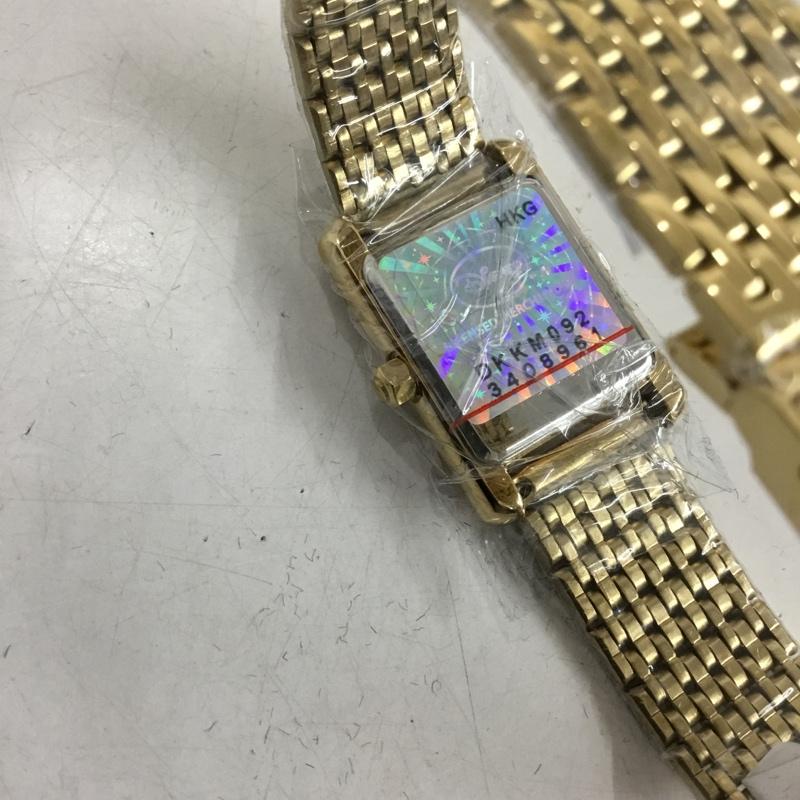 ディズニー Disney 腕時計 アナログ(クォーツ式) MTW-BLK import ミッキーマウス キャラクター 金 / ゴールド / レディース USED 古着 中古 10145620