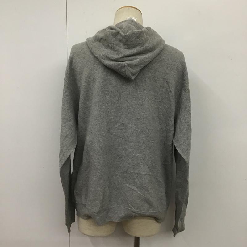 ジャージーズ JERZEES パーカー 長袖 L 無地 X プリント 灰 / グレー / メンズ USED 古着 中古 10106066