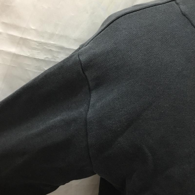 アベイシングエイプ A BATHING APE トレーナー 長袖 長袖スウェット 長袖トレーナ 前開きスウェットカーディガン 90s 00s M 無地 黒 / ブラック / メンズ USED 古着 中古 10111302