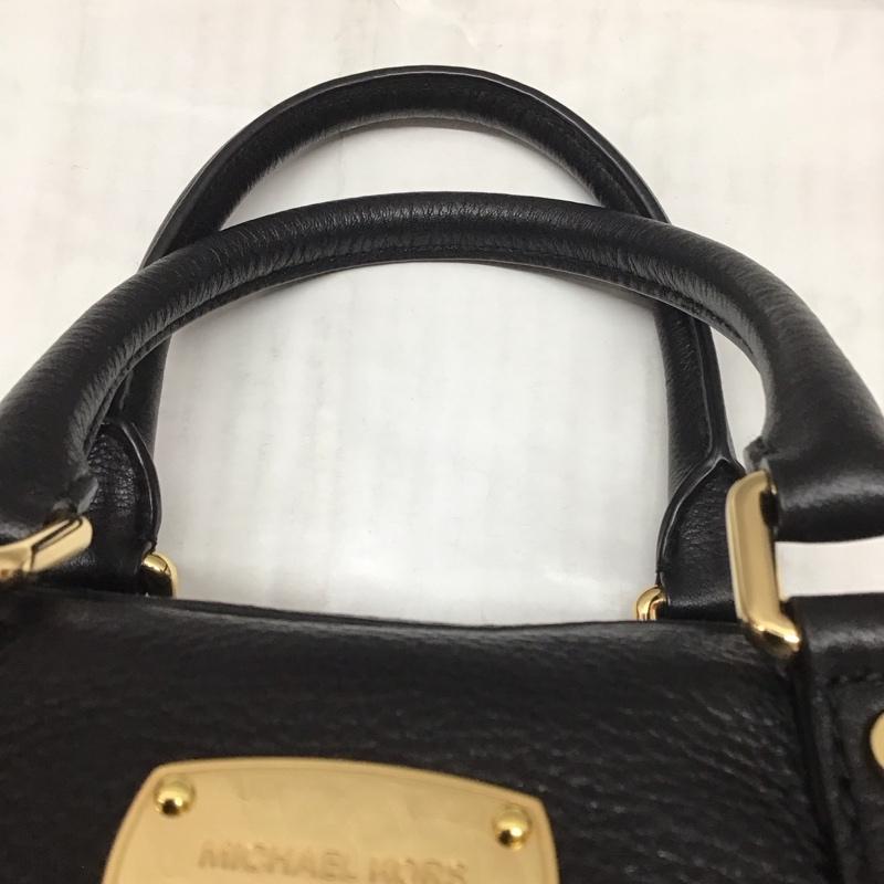 マイケルコース MICHAEL KORS トートバッグ トートバッグ 35H2GBFS2L 2WAY ショルダー ロゴ、文字 黒 / ブラック / X 金 / ゴールド / レディース USED 古着 中古 10113045