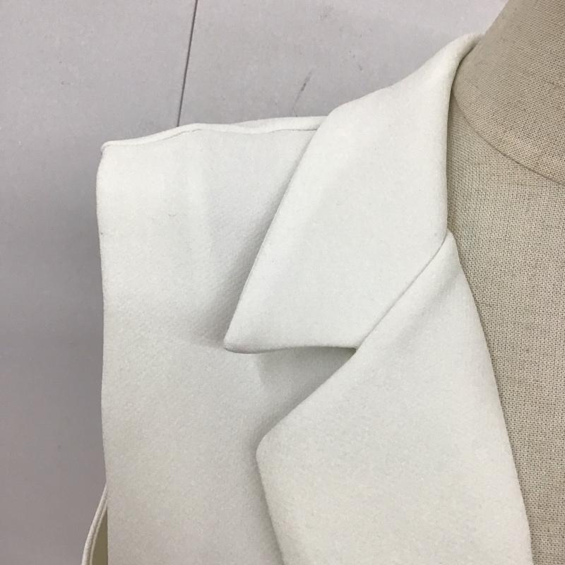 ザラ ZARA ワンピース・ドレス・オールインワン ワンピース・ドレス・オールインワン ノースリーブオールインワン ショートパンツ S 無地 白 / ホワイト / レディース USED 古着 中古 10118609