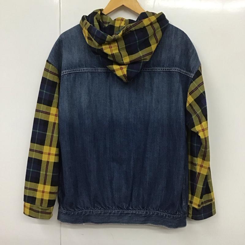 ロデオクラウンズ Rodeo Crowns ジャケット、上着 ジャケット、ブレザー 0507AC10-0610-15 M 無地 X チェック 水色 / ライトブルー / レディース USED 古着 中古 10131182