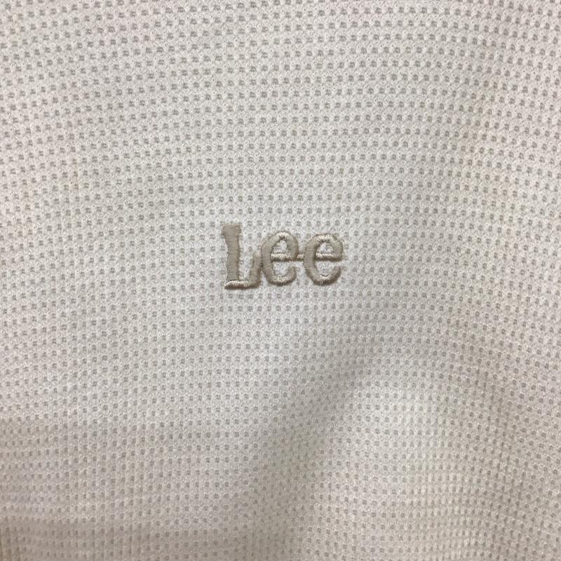 リー Lee カットソー 半袖 半袖カットソー プリントTシャツ クルーネックカットソー ワッフル M ロゴ、文字 ベージュ / ベージュ / レディース USED 古着 中古 10136285