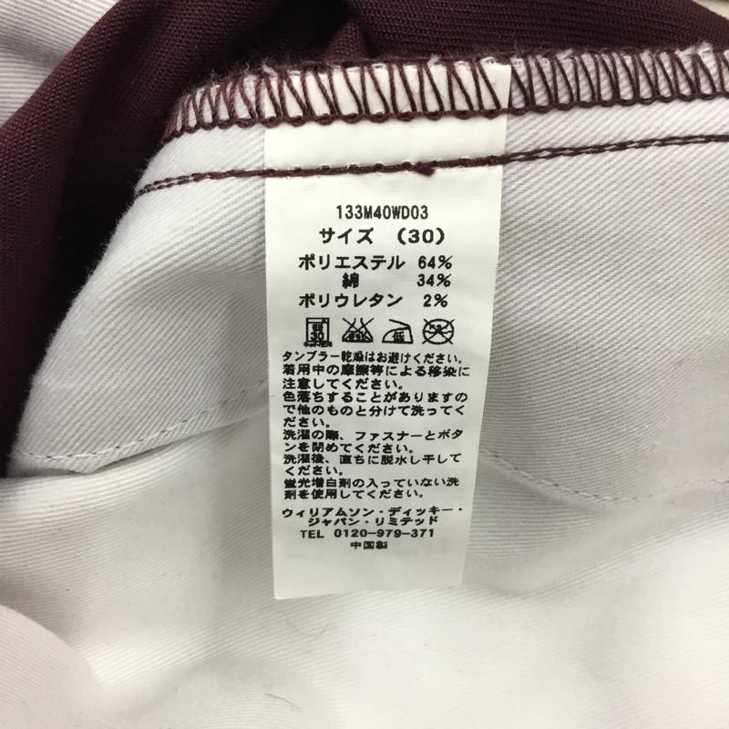 ディッキーズ Dickies パンツ ワークパンツ、ペインターパンツ 30インチ 無地 紫 / パープル / メンズ USED 古着 中古 10111894