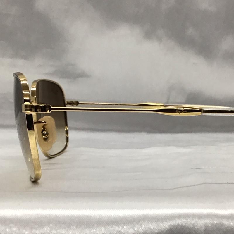 レイバン Ray-Ban めがね・サングラス サングラス RB3706 グラデーションレンズ ロゴ、文字 茶 / ブラウン / X 金 / ゴールド / メンズ USED 古着 中古 10121230