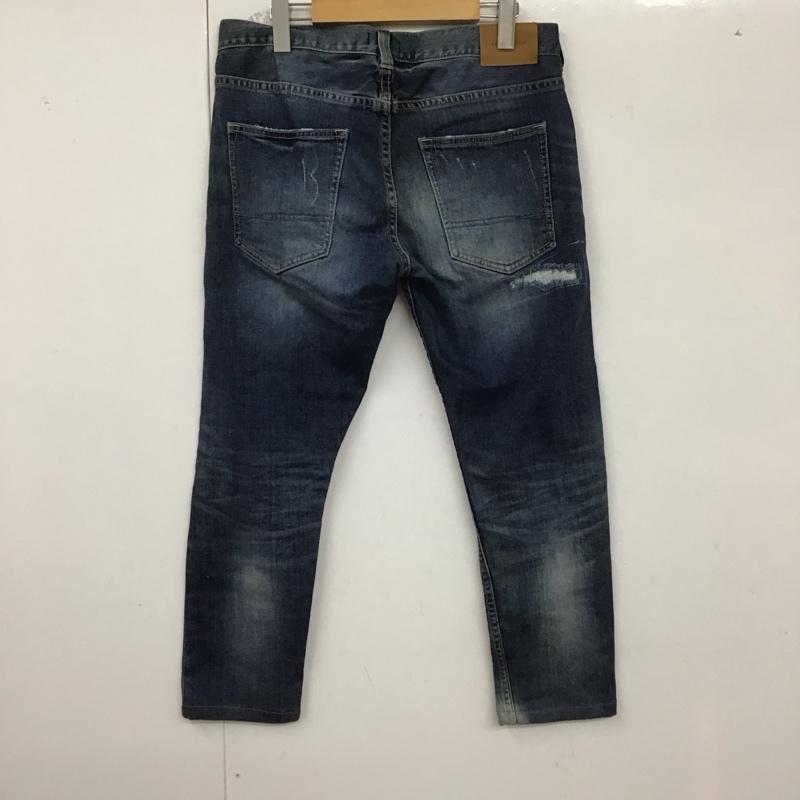 ベイフロー BAYFLOW パンツ デニム、ジーンズ デニム 30インチ ダメージ加工 インディゴ / インディゴ / メンズ USED 古着 中古 10128688
