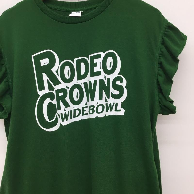 ロデオクラウンズ Rodeo Crowns ワンピース ロングスカート FREE ロゴ、文字 緑 / グリーン / レディース USED 古着 中古 10134143