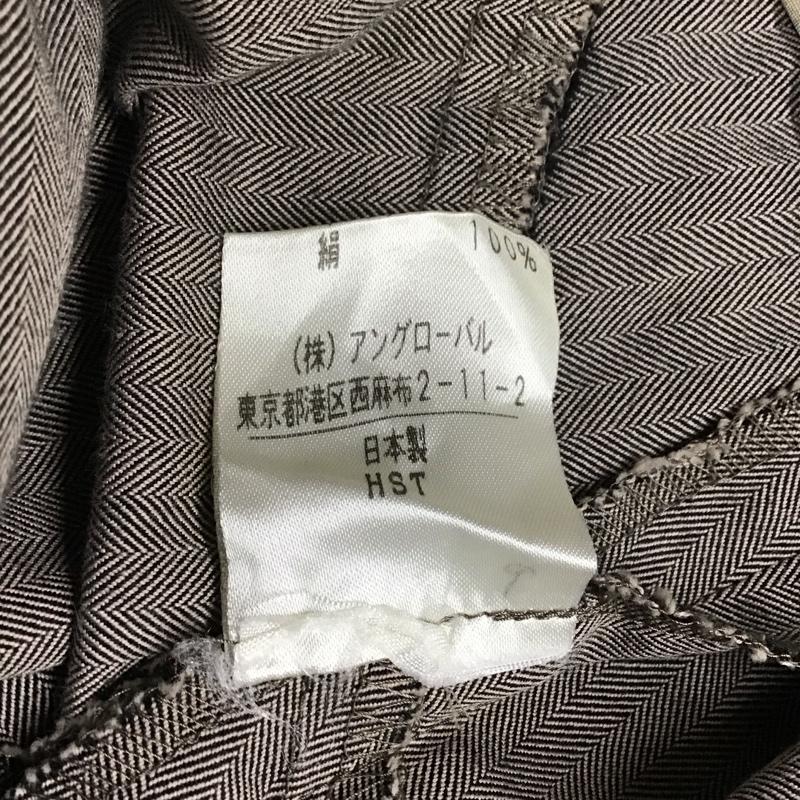 マーガレットハウエル MARGARET HOWELL スカート ひざ丈スカート MHW0641 コットン ヘリンボーン 1 茶 / ブラウン / レディース USED 古着 中古 10114880
