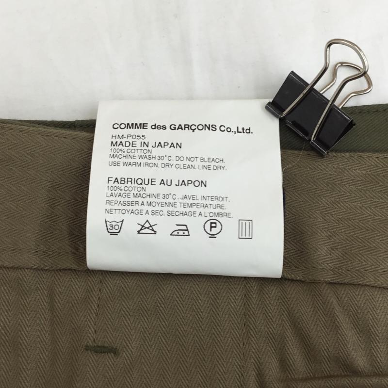 コムデギャルソン COMME des GARCONS パンツ ワークパンツ、ペインターパンツ COMME des GARCONS 14SS コットンストレートパンツ HM-P055 L 無地 カーキ / カーキ /  メンズ USED 古着 中古 10128710