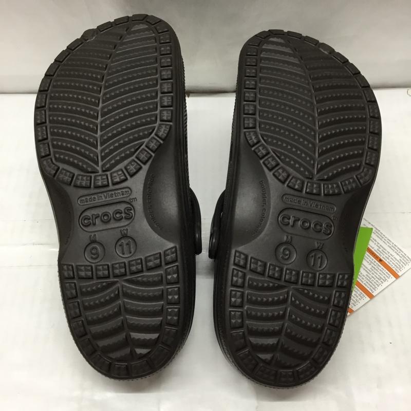クロックス crocs シューズ シューズ Ralen lined Clog 16244-22z 27.0cm 無地 茶 / ブラウン / メンズ USED 古着 中古 10119373