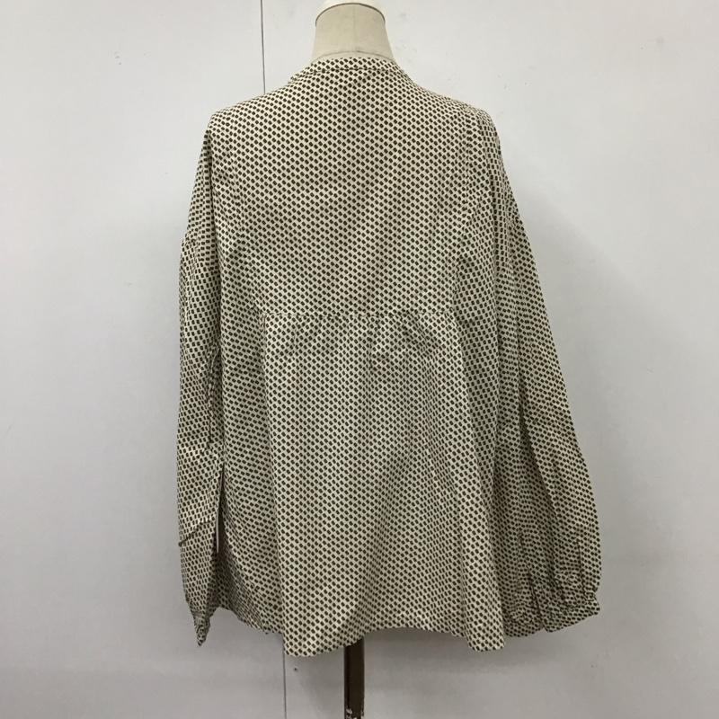 エヘカソポ ehka sopo カットソー 長袖 1709647 ノーカラー ブラウス FREE 総柄 マルチカラー / マルチカラー /  レディース USED 古着 中古 10114352