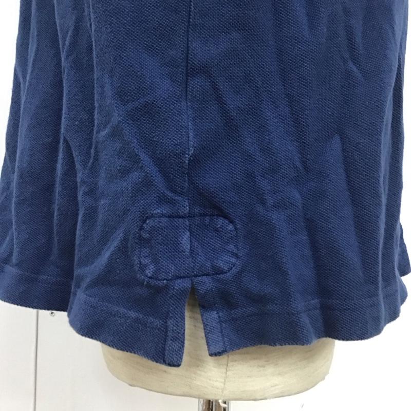 フレッドペリー FRED PERRY ポロシャツ 半袖 半袖ポロシャツ カラーシャツ 半袖カットソー M ロゴ、文字 紺 / ネイビー /  メンズ USED 古着 中古 10111480
