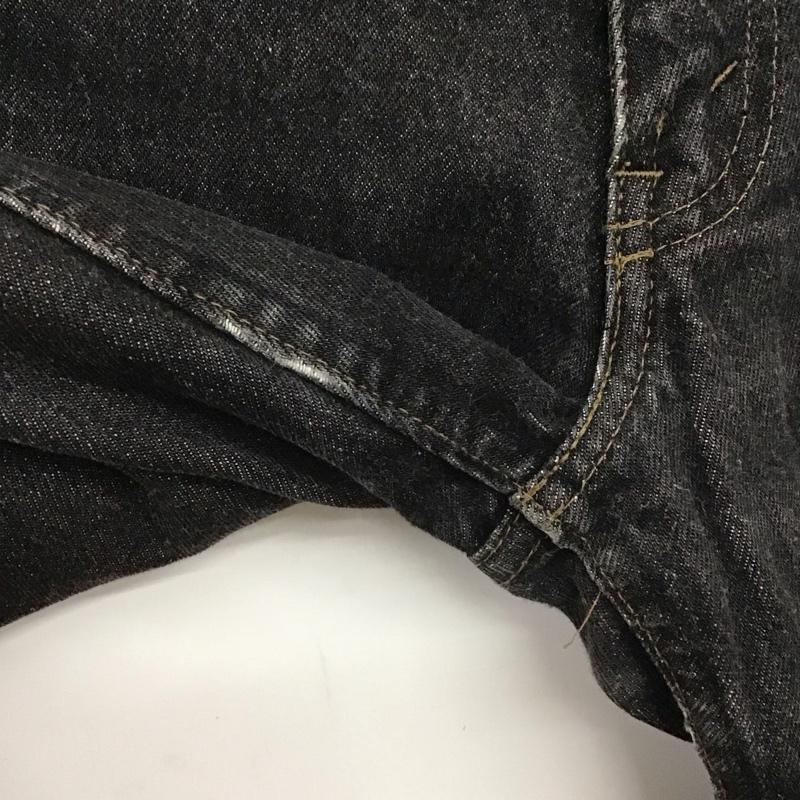 リーバイストラウスアンドコー Levi Strauss & co. パンツ デニム、ジーンズ デニムパンツ スリムパンツ カジュアルパンツ 30インチ 無地 黒 / ブラック / メンズ USED 古着 中古 10138580