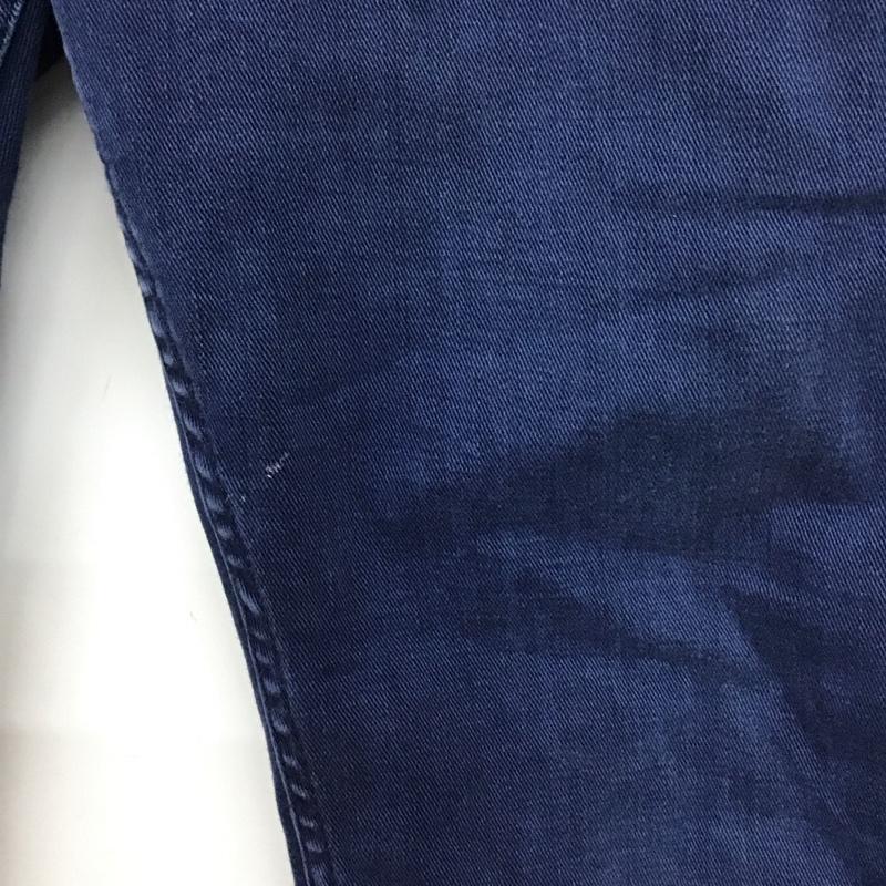 ヒューゴボス HUGO BOSS パンツ デニム、ジーンズ スリムパンツ ストレッチパンツ カジュアルパンツ 32インチ 無地 紺 / ネイビー / メンズ USED 古着 中古 10128686
