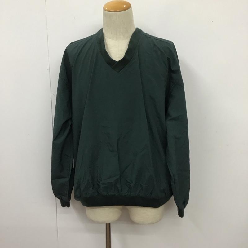 アイゾッド IZOD カットソー 長袖 ナイロンプルオーバー M 無地 緑 / グリーン / レディース USED 古着 中古 10108914