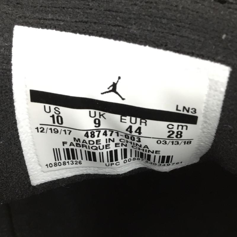 ナイキ NIKE スニーカー スニーカー 487471-003 AIR JORDAN 14 LAST SHOT ART OF A CHAMPION COLLECTION 28.0cm ロゴ、文字 黒 / ブラック / X 赤 / レッド / メンズ USED 古着 中古 10136412