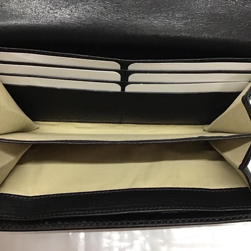 クロエ Chloe 財布 長財布 3P0321-7A733 長財布 箱有 ロゴ、文字 黒 / ブラック / レディース USED 古着 中古 10114298