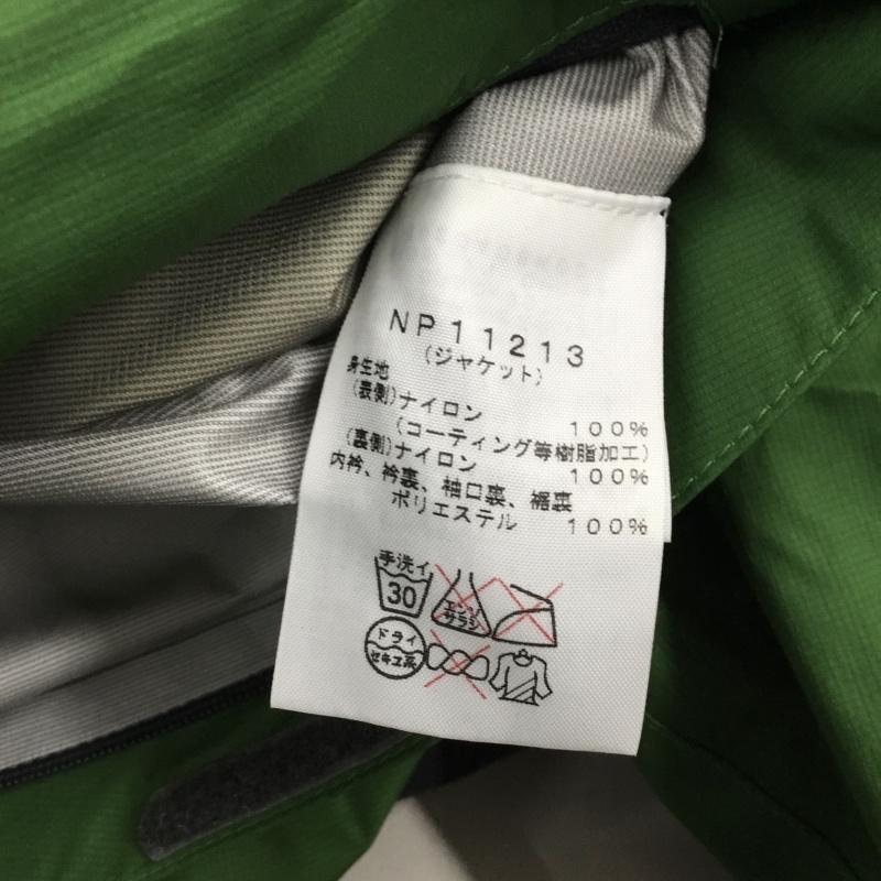 ザノースフェイス THE NORTH FACE ジャケット、上着 ジャケット、ブレザー np11213 マウンテンパーカー レインウェア RAINTEXFLIGHT ジップアップジャケット S ロゴ、文字 黒 / ブラック / X 緑 / グリーン / メンズ USED 古着 中古 10106462