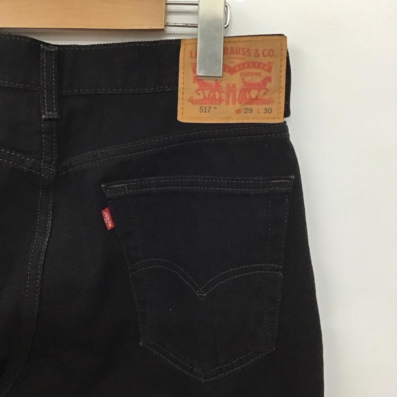 リーバイストラウスアンドコー Levi Strauss & co. パンツ デニム、ジーンズ デニムパンツ スリムパンツ カジュアルパンツ 29インチ 無地 黒 / ブラック /  メンズ USED 古着 中古 10128657