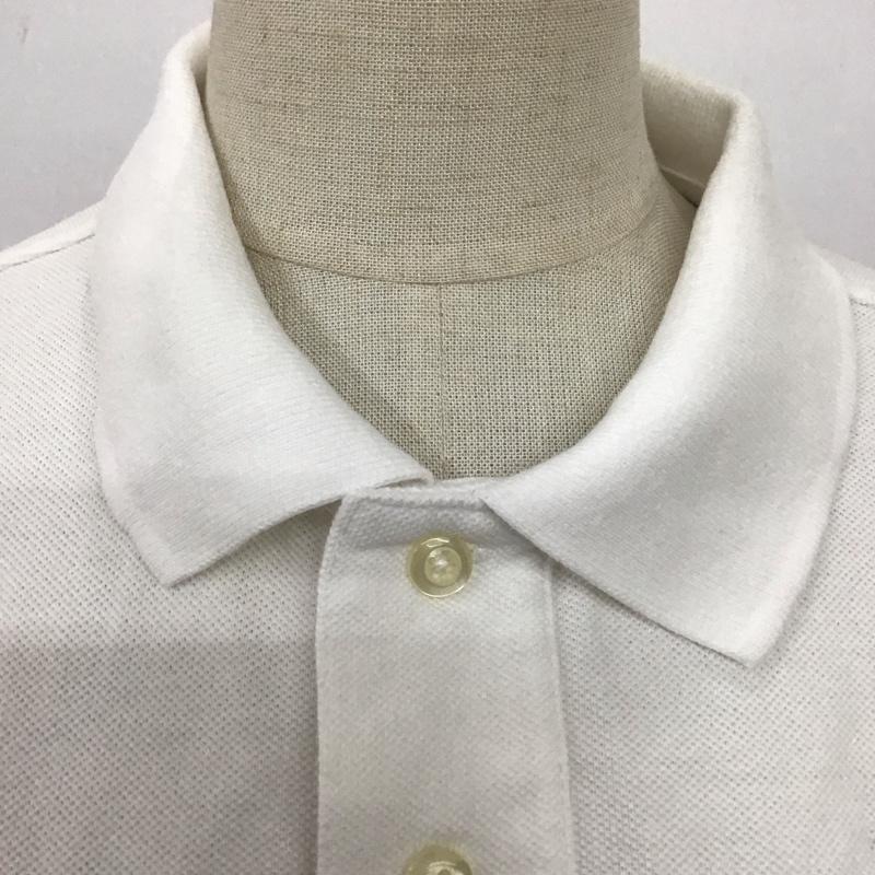 ポロラルフローレン POLO RALPH LAUREN ポロシャツ 半袖 ビッグポニー M ワンポイント 白 / ホワイト / レディース USED 古着 中古 10121122
