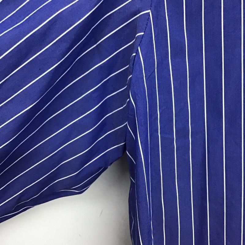 アイテムズ アーバンリサーチ ITEMS URBAN RESEARCH シャツ、ブラウス 長袖 長袖シャツ ストライプシャツ カラーシャツ L ストライプ 青 / ブルー / メンズ USED 古着 中古 10139007