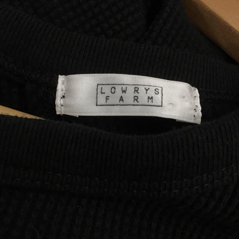 ローリーズファーム LOWRYS FARM カットソー 半袖 FREE 無地 黒 / ブラック / レディース USED 古着 中古 10129634