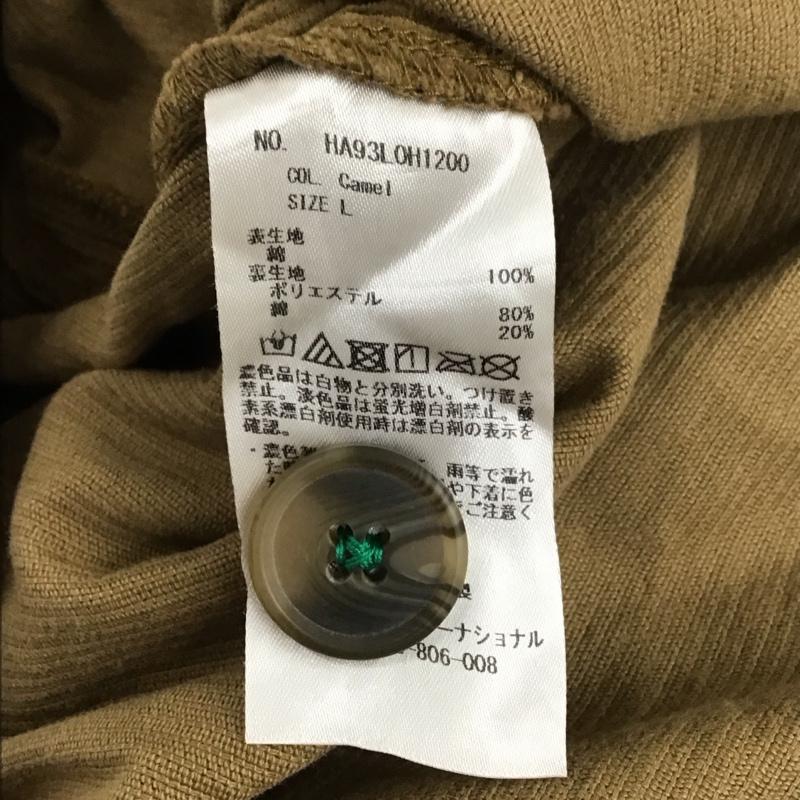 アメリカンホリック AMERICAN HOLIC ジャンパースカート ジャンパースカート HA93L0H1200 コーデュロイ ワンピース ロング丈 前ボタン L 無地 茶 / ブラウン / レディース USED 古着 中古 10120928
