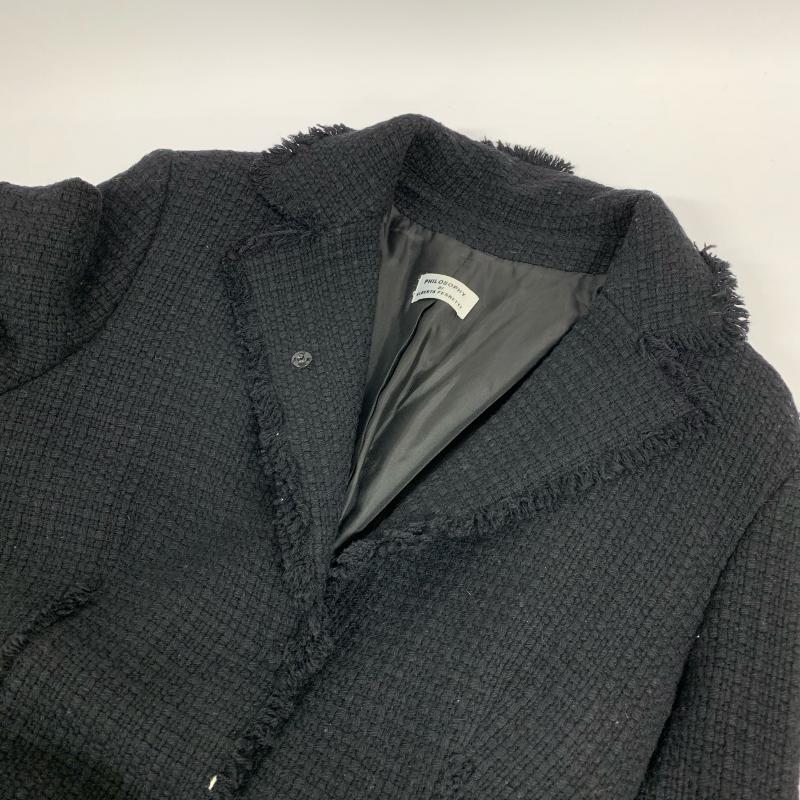 フィロソフィーアルベルタフェレッティー PHILOSOPHY DI ALBERTA FERRETTI コート コート一般 42 無地 黒 / ブラック / レディース USED 古着 中古 10012462