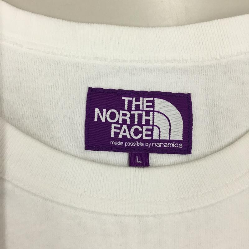 ザノースフェイス THE NORTH FACE Tシャツ 半袖 NT3103N 7ozH/SPocketTee 半袖カットソー ポケットTシャツ L ロゴ、文字 白 / ホワイト / メンズ USED 古着 中古 10116685