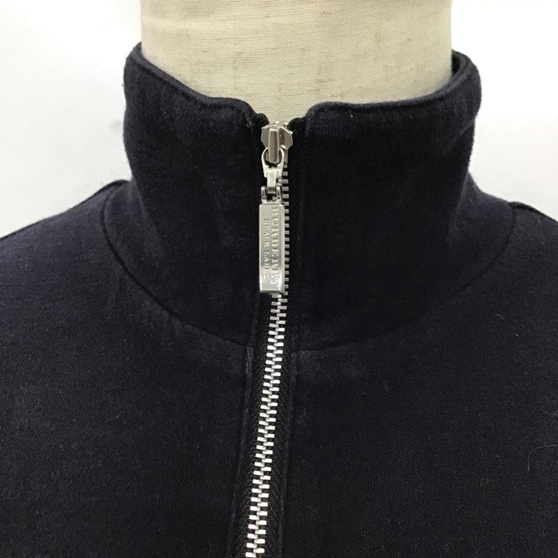 バーバリーブラックレーベル BURBERRY BLACK LABEL ジャケット、上着 ジャンパー、ブルゾン ジップアップジャケット ジャンパー ジャケット カジュアルジャケット カーディガン 2 ロゴ、文字 紺 / ネイビー / メンズ USED 古着 中古 10120042