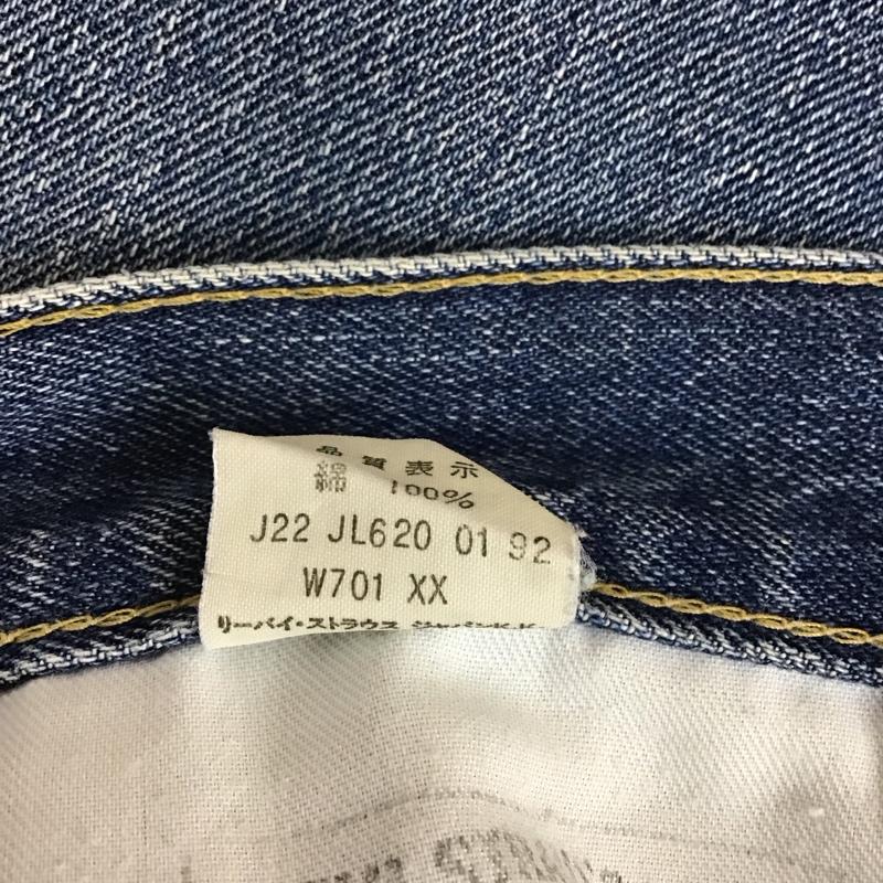 リーバイス Levi s パンツ デニム、ジーンズ W701XX ボタンフライ W30 L32 30インチ 無地 青 / ブルー / メンズ USED 古着 中古 10113925