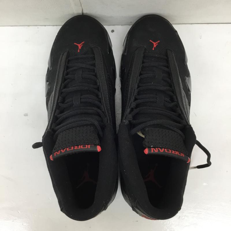 ナイキ NIKE スニーカー スニーカー 487471-003 AIR JORDAN 14 LAST SHOT ART OF A CHAMPION COLLECTION 28.0cm ロゴ、文字 黒 / ブラック / X 赤 / レッド / メンズ USED 古着 中古 10136412