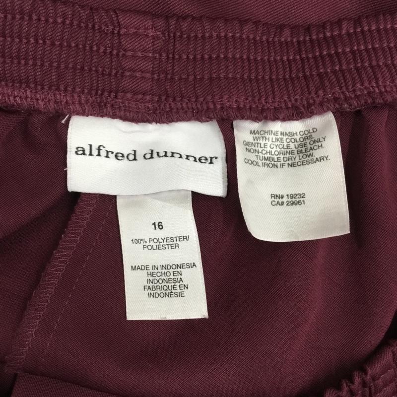 アルフレッドダナー alfred dunner パンツ ワークパンツ、ペインターパンツ ワークパンツ ワイドパンツ カジュアルパンツ 無地 えんじ / ワインレッド /  メンズ USED 古着 中古 10122860