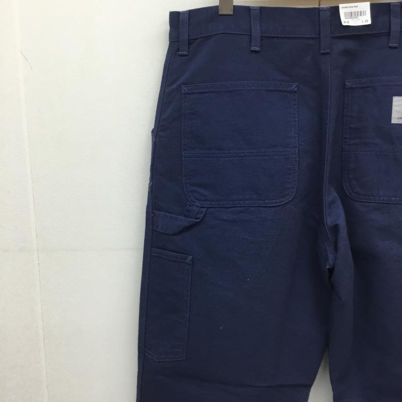 カーハートダブリューアイピー Carhartt WIP パンツ ワークパンツ、ペインターパンツ DOUBLE KNEE PANT I031501.01.02.32 33インチ 無地 紺 / ネイビー / メンズ USED 古着 中古 10128838