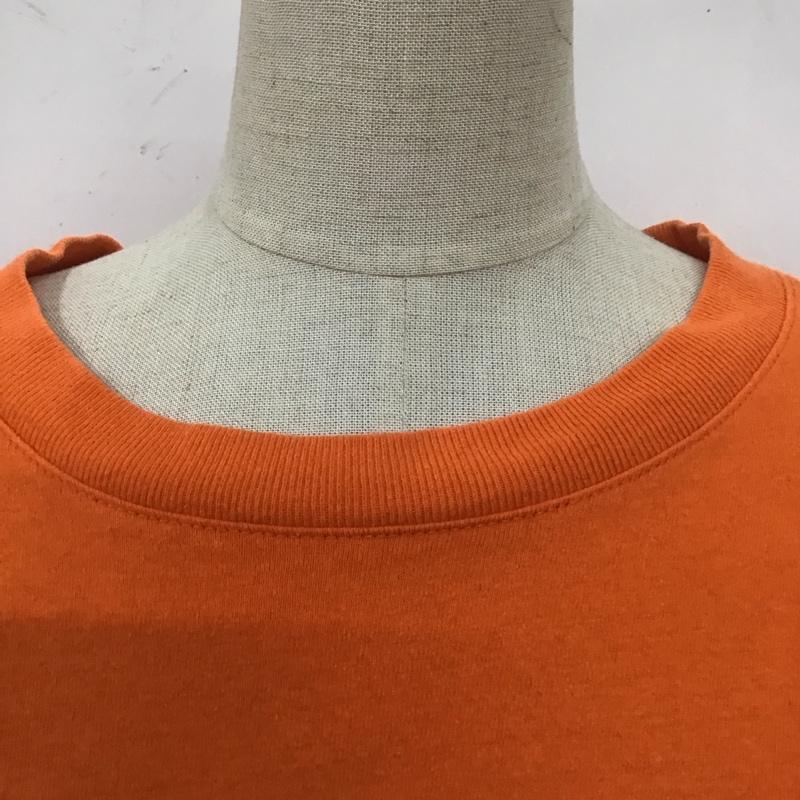 マークバイマークジェイコブス MARC by MARC JACOBS カットソー 長袖 長袖カットソー クルーネックカットソー ロングスリーブカットソー プリントTシャツ XS プリント 橙 / オレンジ /  メンズ USED 古着 中古 10109831